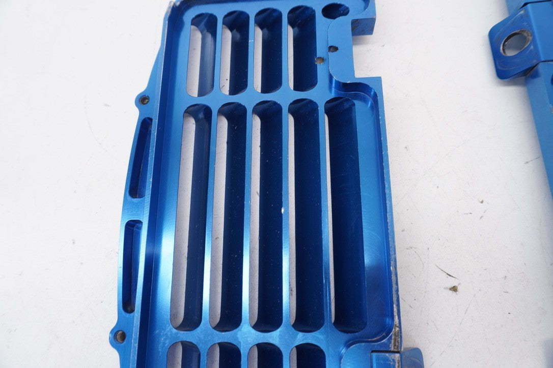 2016 FC250 Flo Motorsports Radiator Braces Aluminum Guards Blue Husqva