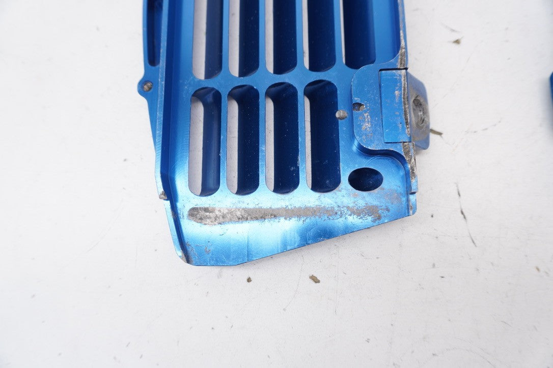 2016 FC250 Flo Motorsports Radiator Braces Aluminum Guards Blue Husqva