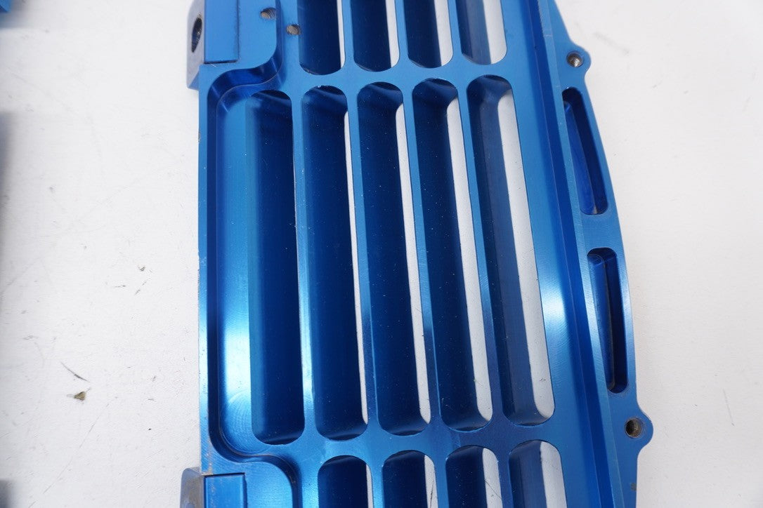 2016 FC250 Flo Motorsports Radiator Braces Aluminum Guards Blue Husqva