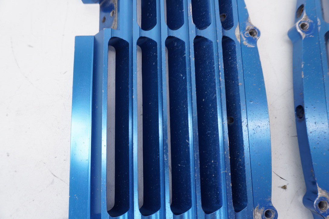 2016 FC250 Flo Motorsports Radiator Braces Aluminum Guards Blue Husqva